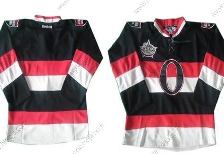 Herrar Ottawa Senators Blank Svart Tredje tröjan 2012 All-Star Patch Tröjor