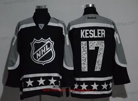 Herrar Pacific Division Anaheim Ducks #17 Ryan Kesler Reebok Svart 2017 NHL All-Star Stitched Ice Hockey Tröjor