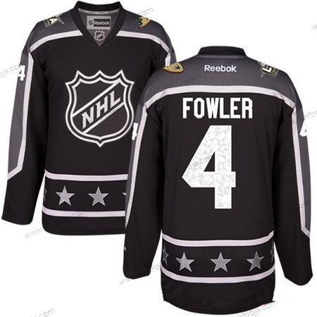 Herrar Pacific Division Anaheim Ducks #4 Cam Fowler Reebok Svart 2017 NHL All-Star Stitched Ice Hockey Tröjor