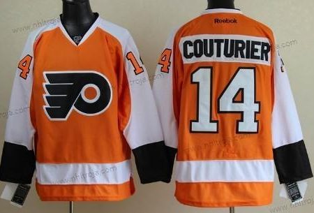 Herrar Philadelphia Flyers #14 Sean Couturier Orange Tröjor