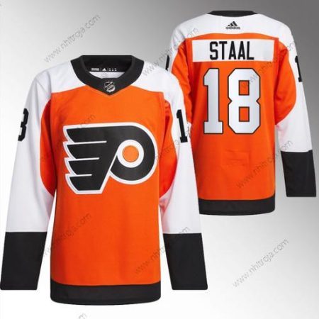 Herrar Philadelphia Flyers #18 Marc Staal 2023-24 Orange Stitched Tröjor