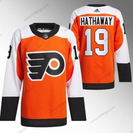 Herrar Philadelphia Flyers #19 Garnet Hathaway 2023-24 Orange Stitched Tröjor