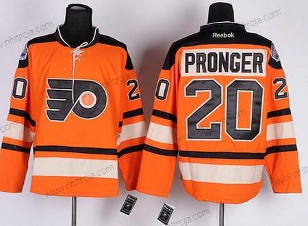 Herrar Philadelphia Flyers #20 Chris Pronger 2012 Vinter Klassisk Orange Tröjor