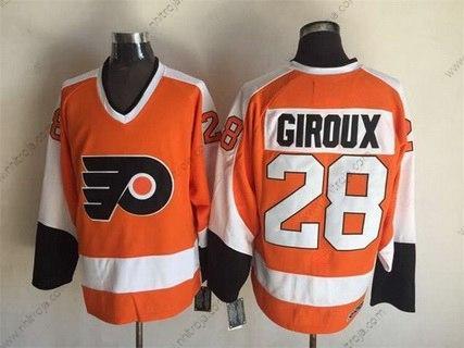 Herrar Philadelphia Flyers #28 Claude Giroux 2008-09 Orange CCM Vintage Tröjor