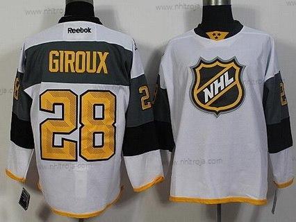 Herrar Philadelphia Flyers #28 Claude Giroux 2008 Vit NHL 2016 All-Star Premier Tröjor