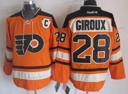 Herrar Philadelphia Flyers #28 Claude Giroux 2012 Vinter Klassisk Orange Tröjor