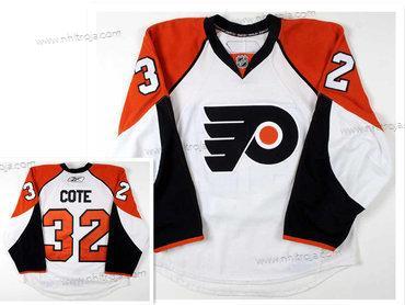 Herrar Philadelphia Flyers #32 Riley Cote Vit 2008-09 Tröjor