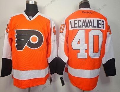 Herrar Philadelphia Flyers #40 Vincent Lecavalier Orange Tröjor