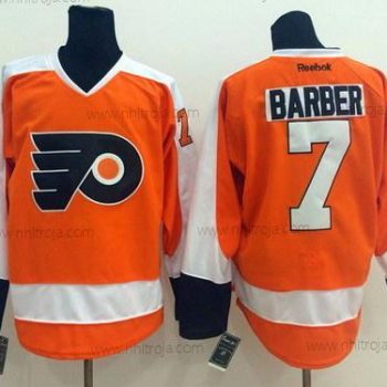 Herrar Philadelphia Flyers #7 Bill Barber Orange Tröjor