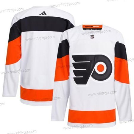 Herrar Philadelphia Flyers Blank Vit 2024 Stadium Series Stitched Tröjor