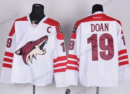 Herrar Phoenix Coyotes #19 Shane Doan Vit Tröjor