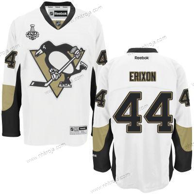 Herrar Pittsburgh Penguins #44 Tim Erixon Vit Road 2017 Stanley Cup NHL Finals Patch Tröjor