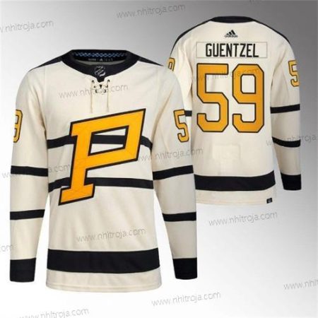 Herrar Pittsburgh Penguins #59 Jake Guentzel Grädde 2023 Vinter Klassisk Stitched Tröjor