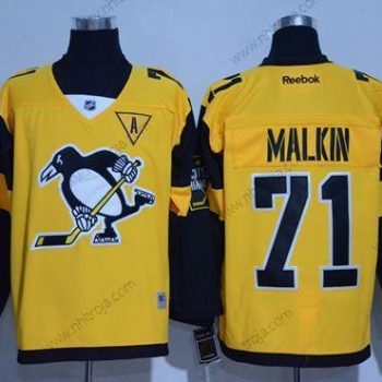 Herrar Pittsburgh Penguins #71 Evgeni Malkin Guld 2017 Stadium Series Stitched NHL Tröjor