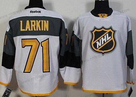 Herrar Pittsburgh Penguins #71 Evgeni Malkin Vit Svart 2016 NHL All-Star Premier Tröjor