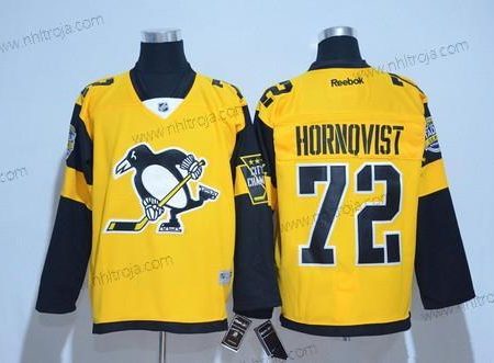 Herrar Pittsburgh Penguins #72 Patric Hornqvist Gul 2017 Stadium Series Stitched NHL Reebok Hockey Tröjor