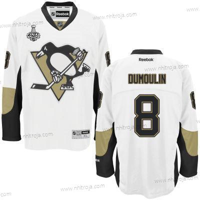 Herrar Pittsburgh Penguins #8 Brian Dumoulin Vit Road 2017 Stanley Cup NHL Finals Patch Tröjor