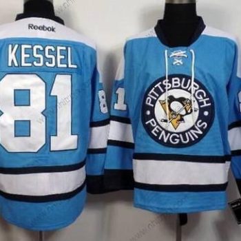 Herrar Pittsburgh Penguins #81 Phil Kessel Blå Premier Alternativ Tröjor