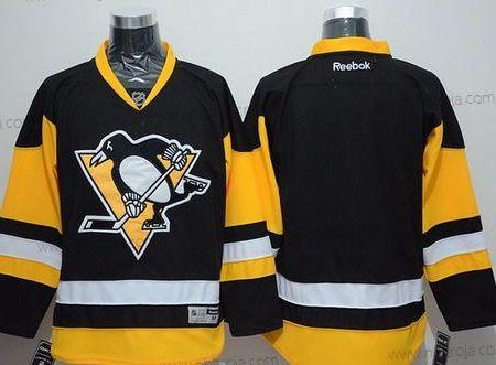 Herrar Pittsburgh Penguins Blank Svart Tredje tröjan Alternativ NHL Reebok Tröjor