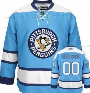 Herrar Pittsburgh Penguins Skräddarsydda Blå Tröjor