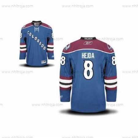 Herrar Reebok Colorado Avalanche #8 Jan Hejda Autentisk Royal Blå Alternativ NHL Tröjor