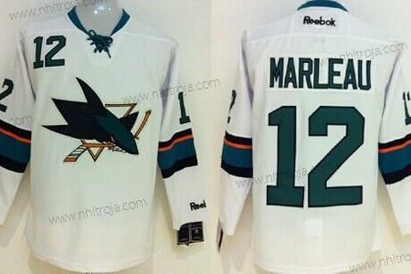 Herrar San Jose Sharks #12 Patrick Marleau 2014 Vit Tröjor