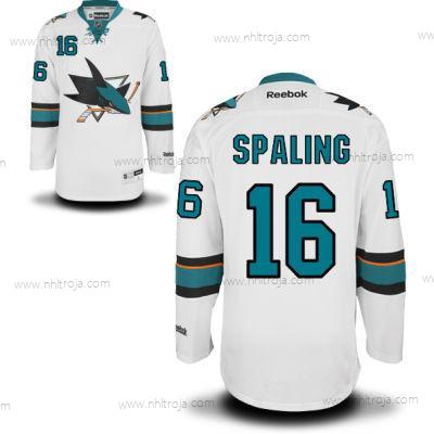 Herrar San Jose Sharks #16 Nick Spaling Vit Hockey Borta Tröjor