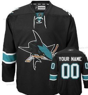 Herrar San Jose Sharks Skräddarsydda Svart Tredje tröjan Tröjor