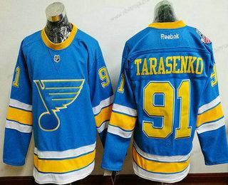 Herrar St. Louis Blues #91 Vladimir Tarasenko Blå 2017 Vinter Klassisk Stitched NHL Reebok Hockey Tröjor