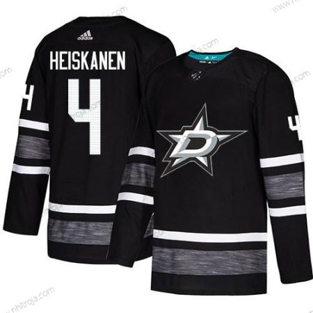 Herrar Stars #4 Miro Heiskanen Svart Autentisk 2019 All-Star Stitched Hockey Tröjor