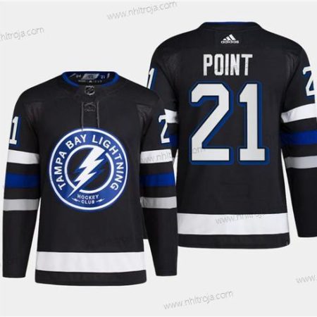 Herrar Tampa Bay Lightning #21 Brayden Point Svart 2024 Stadium Series Stitched Tröjor