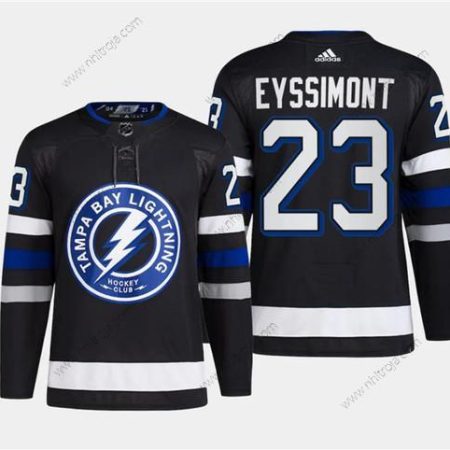 Herrar Tampa Bay Lightning #23 Michael Eyssimont Svart 2024 Stadium Series Stitched Tröjor