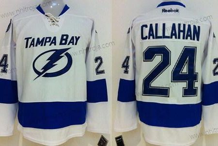 Herrar Tampa Bay Lightning #24 Ryan Callahan New Vit Tröjor