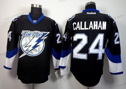 Herrar Tampa Bay Lightning #24 Ryan Callahan Svart Tröjor