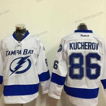 Herrar Tampa Bay Lightning #86 Nikita Kucherov Vit Tröjor