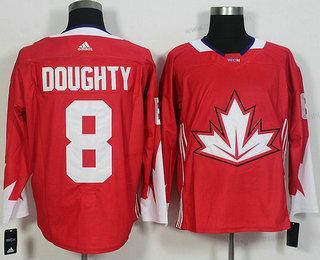 Herrar Team Kanada #8 Drew Doughty Röd 2016 World Cup Of Hockey Game Tröjor