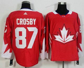 Herrar Team Kanada #87 Sidney Crosby Röd 2016 World Cup Of Hockey Game Tröjor