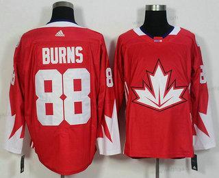 Herrar Team Kanada #88 Brent Burns Röd 2016 World Cup Of Hockey Game Tröjor