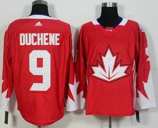 Herrar Team Kanada #9 Matt Duchene Röd 2016 World Cup Of Hockey Game Tröjor