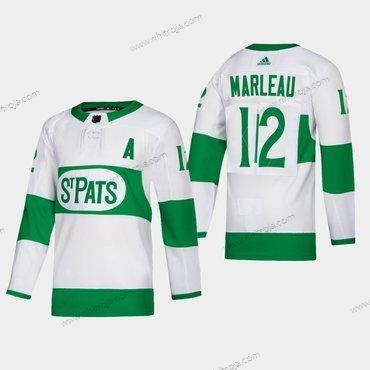 Herrar Toronto Maple Leafs #12 Patrick Marleau St. Pats Road Autentisk Player Vit Tröjor