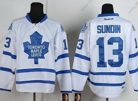 Herrar Toronto Maple Leafs #13 Mats Sundin Vit Tröjor