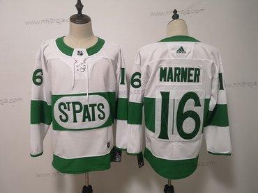 Herrar Toronto Maple Leafs #16 Mitch Marner Toronto St. Pats Road Autentisk Player Vit Tröjor