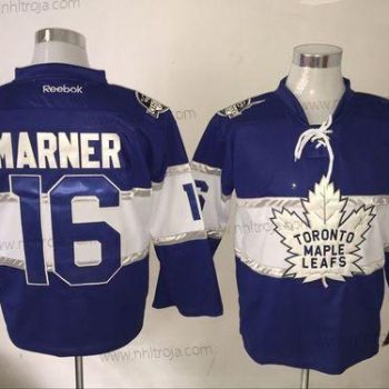 Herrar Toronto Maple Leafs 16 Mitchell Marner Blå 2017 Centennial Klassisk Reebok Tröjor