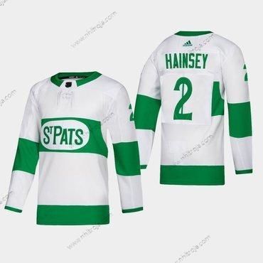 Herrar Toronto Maple Leafs #2 Ron Hainsey Toronto St. Pats Road Autentisk Player Vit Tröjor