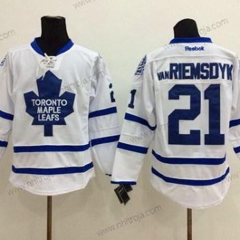 Herrar Toronto Maple Leafs #21 James Van Riemsdyk Vit Tröjor