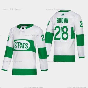 Herrar Toronto Maple Leafs #28 Connor Brown Toronto St. Pats Road Autentisk Player Vit Tröjor