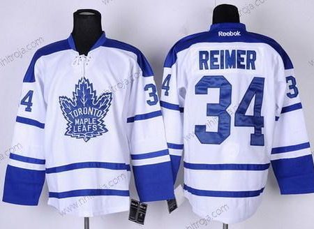 Herrar Toronto Maple Leafs #34 James Reimer Vit Tredje tröjan Tröjor