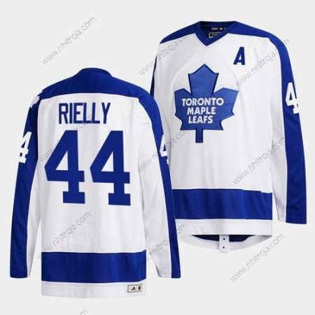 Herrar Toronto Maple Leafs #44 Morgan Rielly Vit Classics Primary Logo Stitched Tröjor