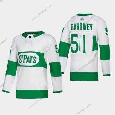 Herrar Toronto Maple Leafs #51 Jake Gardiner Toronto St. Pats Road Autentisk Player Vit Tröjor