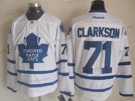 Herrar Toronto Maple Leafs #71 David Clarkson Vit Tröjor